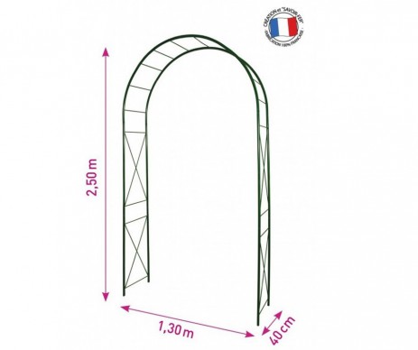 ARCHE DOUBLE DECOR LOSANGE 2.5X1 3M VERT