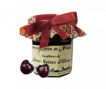 CONFITURE CERISES NOIRES ALSACE 250GR
