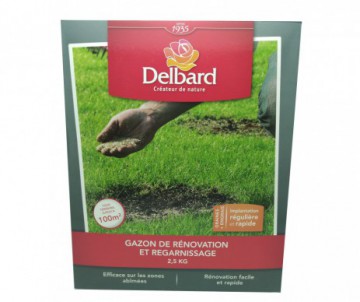 GAZON RENOVATION REGARNISSAGE DELBARD 2.5KG
