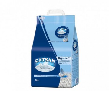 LITIERE CATSAN  HYGIENE PLUS  20 LITRES