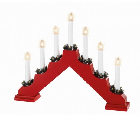 BOUGEOIR AMBIANCE ROUGE 7L