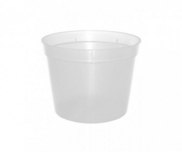 GODET FLEURS DIAMETRE 12CM TRANSLUCIDE