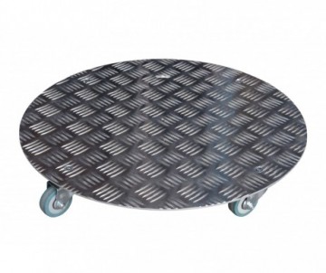 ROULE-PLANTES ALUMINIUM ROND