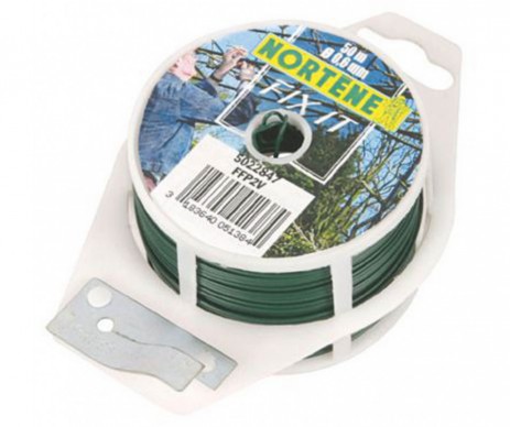 FIL DE FER PLASTIFIE LONGUEUR 25M