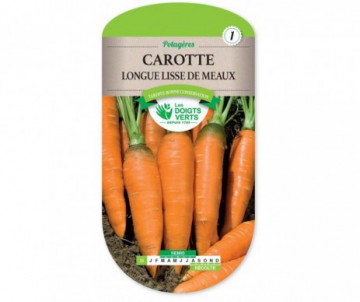 CAROTTE LONGUE LISSE DE MEAUX LES DOIGTS VERTS