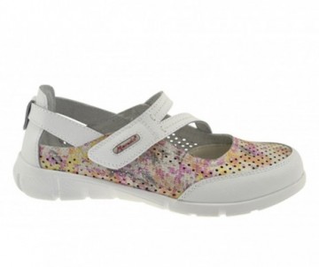 BALLERINE WAKIL  BLANC/ROSE 37