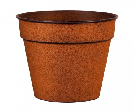 POT ACIER BRUN D17CM
