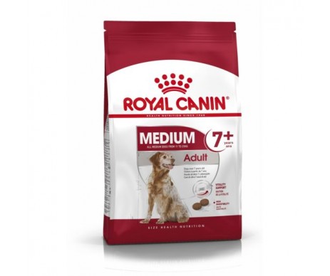 CROQUETTES MEDIUM ADULT7+ 15KG ROYAL CANIN
