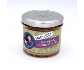 TARTINABLE AUBERGINE CHEVRE...