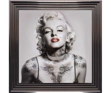 MARILYNE AVEC STRASS 75x75cm