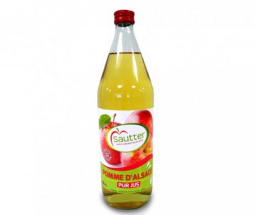JUS DE POMME CLAIR 1 LITRE SAUTTER