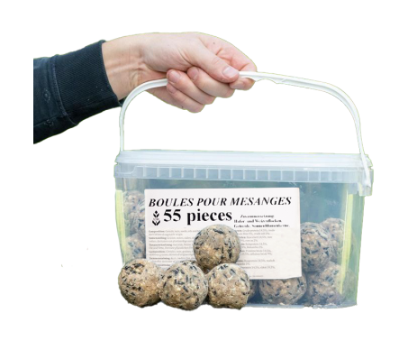 SEAU 55 BOULES DE GRAISSE 95GR