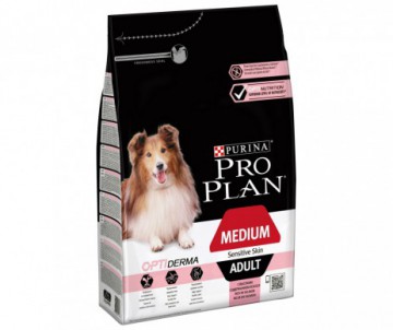 CROQUETTES DOG ADULT MEDIUM SENSITIVE SKIN SAUMON 14KG NESTLE PURINA