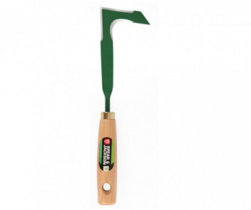 COUTEAU DESHERBEUR ACIER AFFUTE MANCHE BOIS SPEAR ET JACKSON