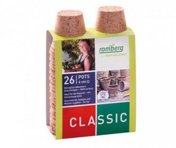 POTS DIAMETRE 6CM X26 BIODEGRADBLE