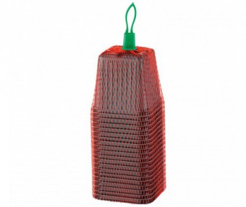 20 POTS PLASTIQUE CARRE 7CM