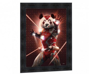 TABLEAU BINET IRON PANDA 50X70