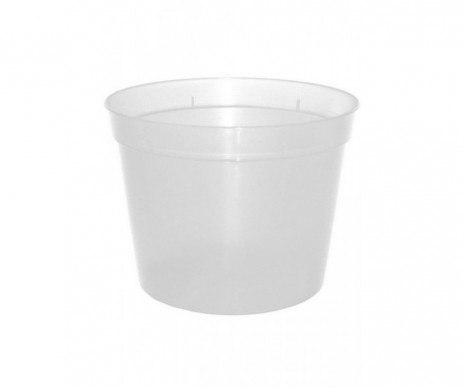 GODET FLEURS DIAMETRE 14CM TRANSLUCIDE