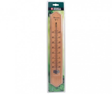 THERMOMETRE BOIS GM 40 CM