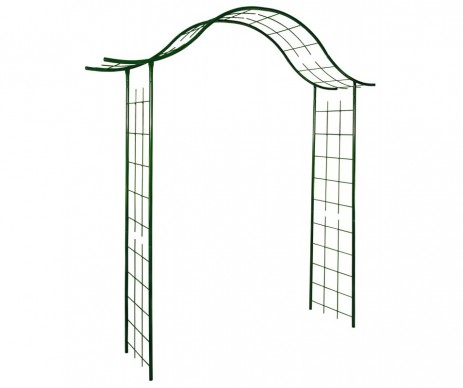PORTIQUE DECOR TREILLAGE VERT