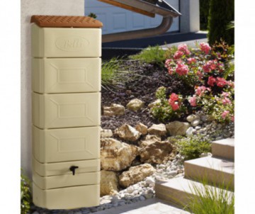 RECUPERATEUR MURAL BEIGE + KIT 300 LITRES