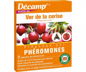 PHEROMONES CONTRE LE VERS DE LA CERISE X 2 CAPSULES - DECAMP