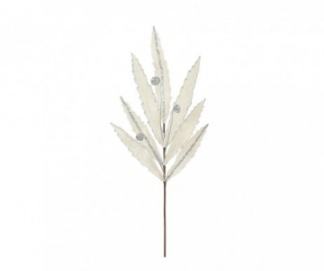 PIQUE FEUILLES BLC - L66X18CM