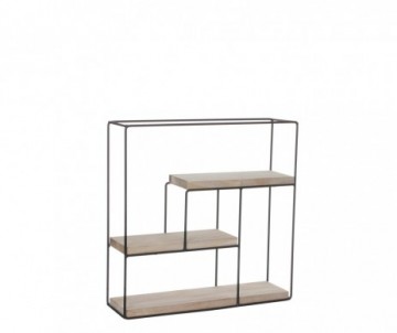 ETAGERE MIAMI NOIR L39X11XH39