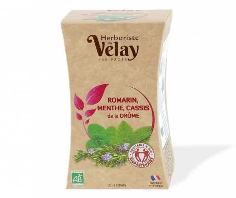 INFUSION ROMARIN MENTHE CASSIS
