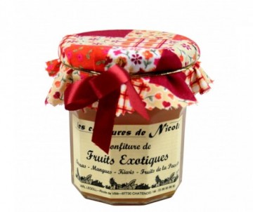 CONFITURE ALSACIENNE AUX FRUITS EXOTIQUES POT DE 250 GR