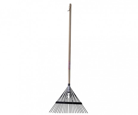 BALAI A GAZON FIL PLAT RENFORCE  MANCHE BOIS 150CM