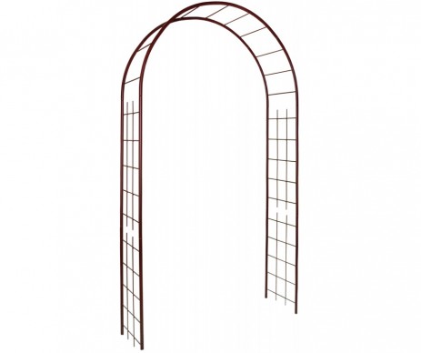 ARCHE DOUBLE DECO TREILLAGE FER VIEILLI