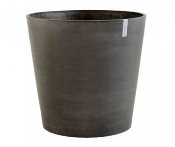 POT AMSTER NOIR D80CM ROUE