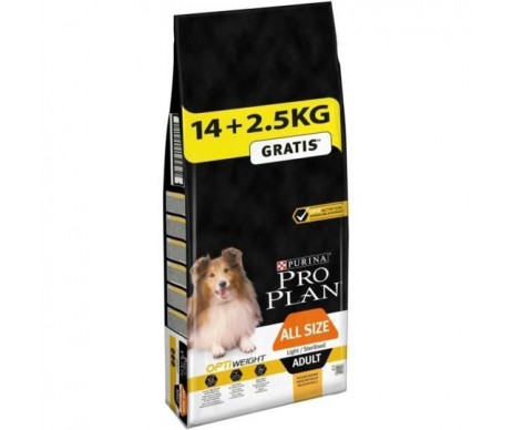 CROQUETTES LIGHT ALL SIZE POULET 14KG + 2,5KG