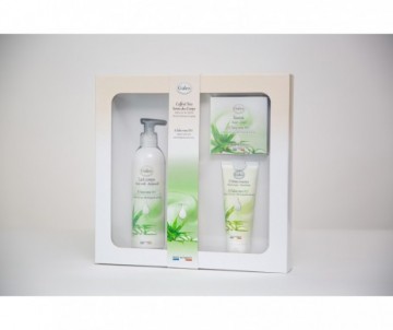 COFFRET TRIO SOIN DU CORP AU LAIT D'ALOE VERA BIO