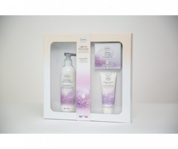 COFFRET TRIO SOIN DU CORP AU LAIT DE LAVANDE BIO