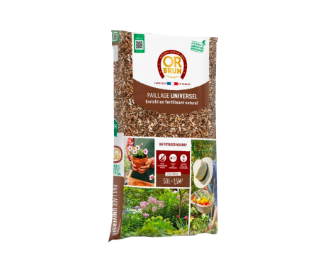 PAILLAGE ENRICHI UNIVERSEL 50L OR BRUN