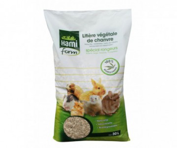 LITIERE CHANVRE 30 LITRES HAMIFORM