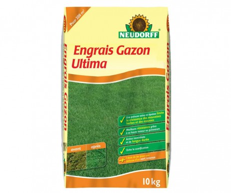 ENGRAIS GAZON UTIMA 10KG - NEUDORFF