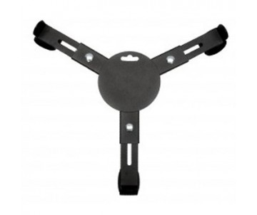 ROULE POT EXTENSIBLE 27/37CM 3 ROULETTES CHARGE 75KG GRIS MARTELE
