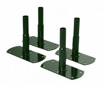 PACK 4 PIEDS DE FIXATION VERT