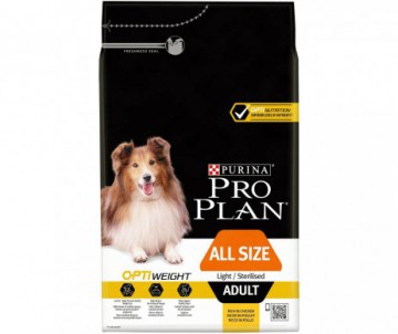 CROQUETTES DOG ADULT ALL SIZE LIGHT STERILISED POULET 3KG NESTLE PURINA