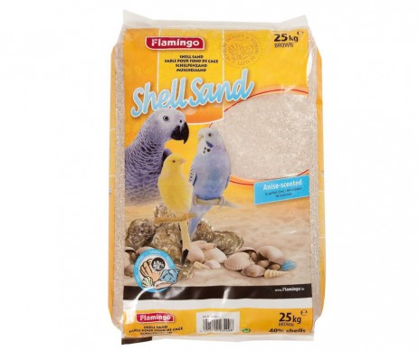 SABLE COQUILLAGE BRUN 25KG