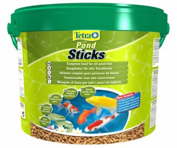 NOURRITURE POUR POISSONS DE BASSIN TETRA POND STICKS 10 LITRES