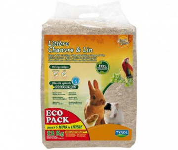 LITIERE CHANVRE+LIN 12KG