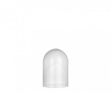 CLOCHE VERRE GIVRE - H23XD17CM