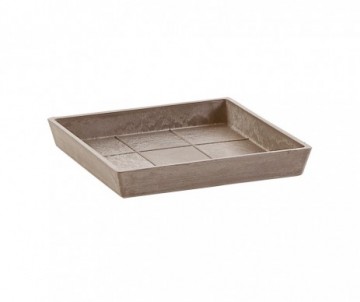 SCOUP ROTTER CARRE TAUPE 28CM