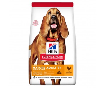 CROQUETTES CHIEN MATURITE CHIEN AGE 7+  12KG HILLS