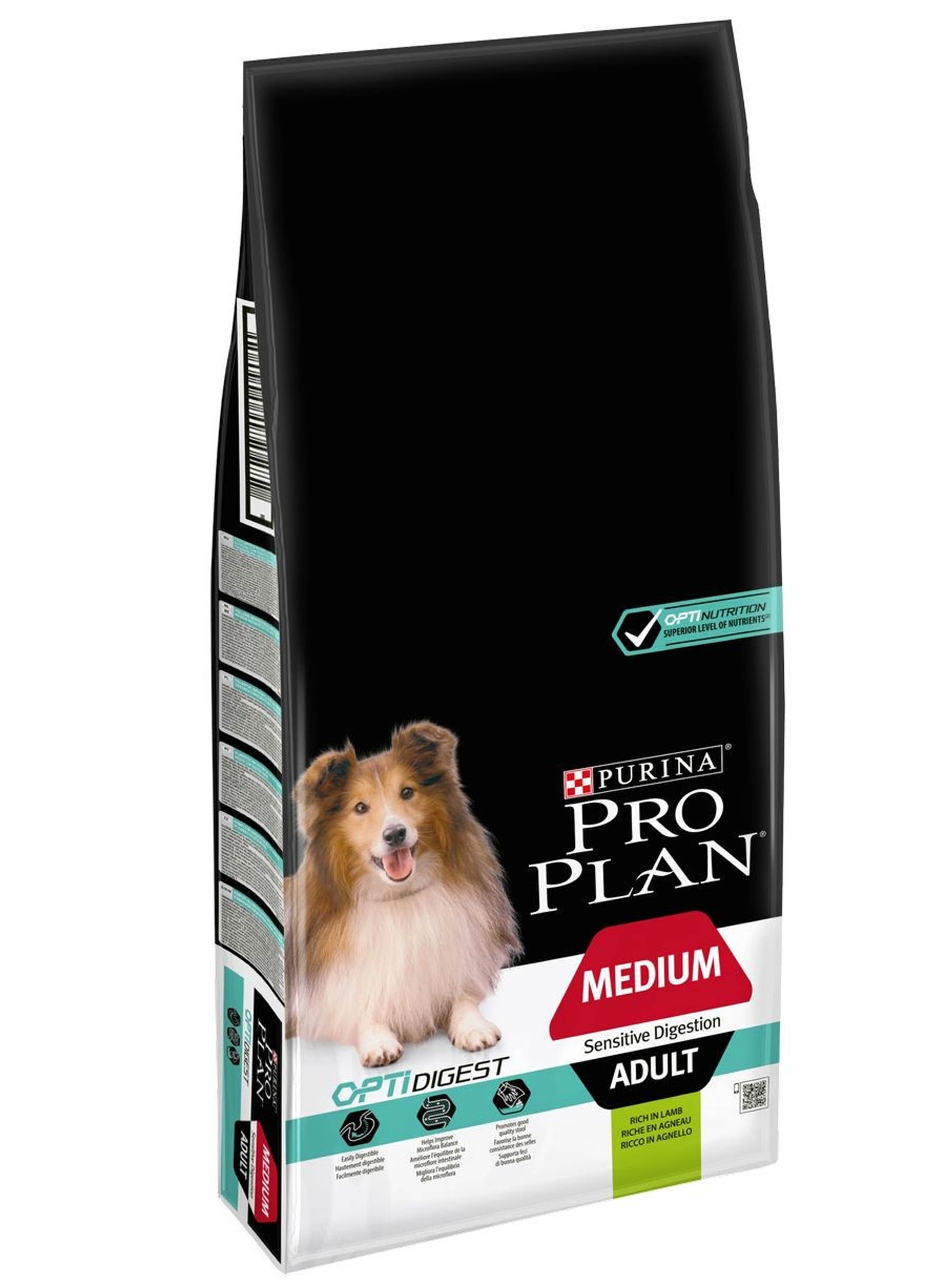 CROQUETTES ADULT MEDIUM SENSITIVE DIGESTION AGNEAU 3KG NESTLE PURINA