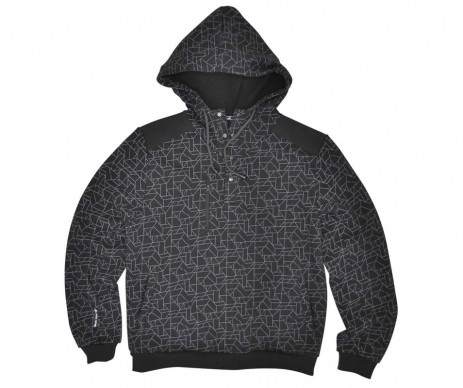 SWEAT SARAGOSSE CAPUCHE NOIR S